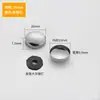 Cubierta decorativa para uñas espejo anuncio placa acrílica para uñas tapa fea para uñas tapa decorativa tornillo de expansión para uñas de cristal uñas fijas