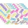 Mantel de Pascua Más Vendido Transfronterizo, Decoración de Mesa Festiva de Gnomo Conejo, Mantel Resistente al Calor Anti-Manchas
