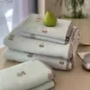 Conjunto de Colcha/Capa de Edredom Estilo Coreano Dupla Face 100% Algodão Conjunto de Três Peças Lavável à Máquina Acolchoado Enchido Lençol Antiderrapante Capa para Tatami Kang