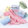 Manta de Muselina Fina Estampada de Algodón de Bambú Envoltura para Bebé Paño de Envoltura Individual Manta para Aire Acondicionado Suministros para Recién Nacidos