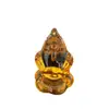 Ornatos populares de zodíaco rotativos de cristal, decorações de mesa de zodíaco rotativas, ornamentos artesanais rotativos de vidro