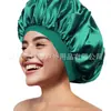 Faixa de cetim elástica alta de aba larga nova transfronteiriça touca de dormir touca de quimioterapia feminina chapéu para cuidados com o cabelo cor sólida vendas diretas de fábrica