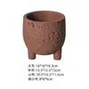 Maceta de Cemento Shengyu Creativa Personalizada Superficie Lunar Nórdica ins Simple Maceta para Suculentas Maceta de Trípode para Interiores