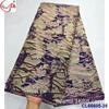 Tecido Brocado Jacquard Antigo Bordado Dupla Face com Fio de Ouro e Prata Renda Brocada Africana
