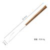 Conjunto de Faca, Garfo e Colher em Aço Inoxidável 304 Estilo Japonês e Coreano com Cabo de Madeira Sintética, Faca e Garfo Estilo Ocidental, Colher de Café, Conjunto para Presente, Colher de Sobremesa