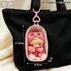 Estuche protector transparente de PVC portátil Bubble Mart para sacar juguetes, bolsa de almacenamiento a prueba de polvo de caja sorpresa de moda