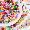 Cuentas Sueltas Redondas de Perla Acrílica ABS Pulsera Collar Pendientes Materiales para Abalorios DIY Accesorios para Bolígrafo de Abalorios DIY