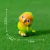 Micro-paisaje Lindo Realista Muñeco de Loro Pequeño Mengli Jardinería Paisajismo Decoración DIY Accesorios Adornos Mini
