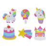 Novos Periféricos de Pintura de Diamante Transfronteiriços: Sereia, Unicórnio, Adesivos de Diamantes Aleatórios de Diamante Completo DIY Infantil