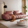 Sofá Ins Estilo Cream Tecido de Couro Arranhador para Gatos para Sala de Estar de Apartamento Pequeno Nuvens Algodão Doce Moderno Simples Pé Alto Novo Estilo