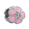 Panjia Novo Quente Pó de Pêssego Flor Borboleta Grama da Sorte Contas Acessórios DIY Pulseira Pulseira Atacado
