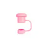 Tapón Antipolvo de Silicona de Grado Alimenticio para Popote Forma Creativa de Sombrero Tapa de Silicona Antipolvo para Popote de 10 mm Cubierta Antipolvo para Popote