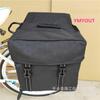 Bolsa Trasera Rígida para Bicicleta de Montaña, Bolsa Doble para Portaequipaje, Bolsa para Colgar, Bolsa para Portabultos Trasero