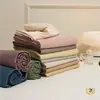 Funda de edredón de color sólido 100S de algodón de fibra larga vendida individualmente, funda de edredón 100% algodón, sábana bajera de satén, sábana bajera de 1.8 m