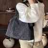 Bolsa de lona de gran capacidad para mujer, nuevo modelo de verano 2026, casual y ligera, adecuada para la escuela y el trabajo, bolsa de mano, bolso de hombro grande