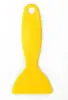 Ferramentas para insulfilm de vidros de carro: raspador pequeno amarelo resistente ao calor, raspador de fibra de carbono, raspador de filme que muda de cor, raspador de água resistente ao desgaste
