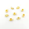 Retención de color fuerte chapado en oro cuentas sueltas irregulares cuentas de piedra espaciadores dorados pequeños irregulares pulsera DIY collar accesorios de joyería
