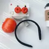 Diadema para el cabello con forma de fruta y verdura, pinzas para el cabello para mujer, accesorio para la cabeza distintivo, creativo y divertido, diadema de presión para lavarse la cara, goma para el cabello, cueva para el cabello