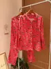 ¡Novedades de Otoño! Lindo Set de Pijama Cardigan con Estampado Completo de Dibujos Animados para Mujer, Conjunto de Ropa de Casa con Top de Manga Larga y Pantalones Largos Amigables con la Piel