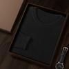 Suéter de Cachemira de Montaña para Hombre Suéter de Cuello Redondo de Panal 24 Otoño e Invierno Nuevo Casual Holgado Suéter Base de Cachemira Top