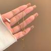 Collar de Círculo Nicho Coreano para Mujer Diseño Simple Sentido Geométrico Commuter Cadena Clavícula ins Accesorios Viento Frío Venta al por Mayor