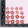 Paquete de Materiales Adhesivos DIY en Relieve de Flores Secas de Rosa Marco de Fotos Decoración de Pintura Lámpara de Mesa de Rosa Espécimen de Planta
