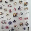 Arte de Uñas Rosa Nueva Tecnología Pegatina Fina Resistente para Arte de Uñas Impermeable Pegatina para Uñas Calcomanía Decorativa Joyería Flor de Año Nuevo Qing