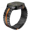 Para apple watch5/4/6/8/7 aço inoxidável homem de ferro metal iwatch relógio inteligente