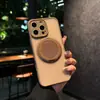 Adequado para Capa de Celular Apple 18Promax com Sensação de Pele e Suporte Magnético Rotativo Iphone17 Capa Protetora de Alta Qualidade 12