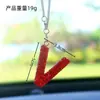 Colgante para Coche con Forma de Oso de Amor de Arcilla Amazon Transfronterizo, Colgante para Interior de Coche, Colgante de Letra de Alta Gama para Mujeres