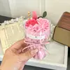Flores de simulación alto sentido ramo realista mini ramo flores eternas flores de simulación rosas regalo a mano venta al por mayor