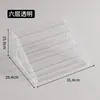 Estante de Exhibición Transparente para Cuentas de Colores, Soporte de Exhibición Multicapa, Caja de Herramientas de Almacenamiento para Kit de Materiales DIY, Estante de Almacenamiento Transparente para Cosméticos