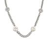 Collar de Acero Inoxidable Transfronterizo Europeo y Americano con Cara Sonriente Accesorios Moda de Verano Versátil Joyería Cadena Clavicular Femenina de Alta Gama