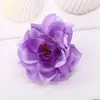 Flor de Lótus 6cm Suprimentos para Casamento de Noiva Adereços de Fotografia Acessórios de Cabelo DIY Acessórios para Guirlanda Flor Decorativa Artificial