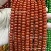 Cuentas de Jade Rojo, Cuentas de Jade Estilo Antiguo, Cuentas de Ábaco, Accesorios para Joyería DIY Semi-acabados, Venta Caliente en Vivo