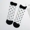 Meias JK de Renda na Altura da Panturrilha Estilo Japonês, Meias Folgadas Lolita Fofas Finas para Meninas, Meias Femininas de Seda de Vidro, Versátil