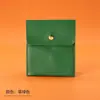 Bolsa Transfronteiriça de Couro PU de Alta Qualidade com Fecho de Metal de Canto Reto Sacola de Embalagem para Armazenamento de Acessórios de Joias Fabricante de Origem Atacado