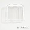 Handmade use nail box transparente flip joias internet celebridade caixa de armazenamento de unhas unha caixa de embalagem especial atacado