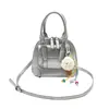 Bolso Bowling de Lujo de Nicho Estilo Universitario Retro, Bolso Boston de Hombro Versátil y de Moda para Mujer