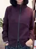 Sudadera estilo coreano con doble cremallera y cuello alto para mujer, nuevo modelo primavera y otoño 2026, corte ajustado, casual y versátil, top de moda