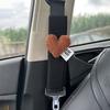 Funda Protectora para Cinturón de Seguridad de Coche Cubierta Protectora Corazón Decorativa Cinturón de Seguridad Universal para Todas las Estaciones de Mujer Gama Alta para Niños Antiahogo