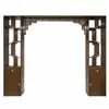 Nuevo Estilo Chino Madera Maciza Divisor Pantalla Decorativa Gabinete Estante de Almacenamiento en Arco Bloqueo de Entrada Estante Antiguo Simple Moderno