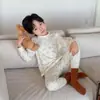 Conjunto de Roupas e Calças de Outono Sem Ossos para Crianças, Conjunto de Pijama de Outono 100% Algodão Classe A para Meninos e Meninas, Roupa de Casa para Bebê