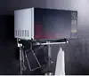 Select Dropshipping Transfronterizo Estante de Almacenamiento de Cocina de Pie Estante de Almacenamiento Multicapa Estante para Condimentos Horno de Microondas Lujo Ligero