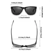 Gafas de Sol Gafas de Sol Polarizadas para Hombres y Mujeres Gafas de Sol Retro para Conducir Pesca Protección UV