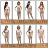 Maniquíes de cuerpo entero para tiendas de ropa, incluyendo hombres y mujeres, así como maniquíes para vestidos de novia y accesorios de exhibición.