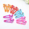 Moda Lindo Plástico Forma de Flor Pinza BB Infantil Par de Pinzas para Bebé Pinza de Mar Restante Accesorios para el Cabello Pinza para el Cabello de Niña Pequeña