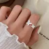 Anillo Minimalista de Mariposa Estilo Mori para Mujer, Anillo Abierto de Lujo Ligero de Gama Alta, Anillo de Dedo Índice de Nicho, Nuevo Anillo Elegante de Banda Lisa