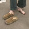 Sapatos Mary Jane Retro com Biqueira Larga para Mulheres 2025 Primavera & Outono Novos Versáteis de Solado Grosso Boca Rasa com Plataforma para Elevar Altura