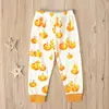 Pantalones Largos Casuales con Estampado de Calabaza y Frutas para Niños y Niñas, Ropa Infantil de Comercio Exterior Europeo y Americano para las Cuatro Estaciones, Halloween, Ropa para Niños, Ropa para Niños